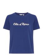 Bypandinna Emb Tshirt - B.young Navy