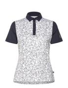Harmony Printed S/S Shirt Calvin Klein Golf White