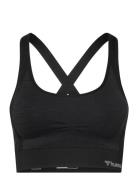 Hmlmt Shine Seamless Sports Bra Hummel Black