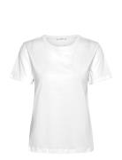 Short-Sleeved Cotton T-Shirt Mango White