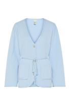 Yasbrema Ls Knit Cardigan YAS Blue