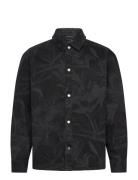 Floral Laser Denim Shirt Daily Paper Black
