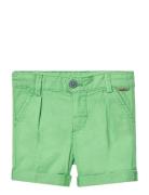 Linen Bermuda Shorts Boboli Green
