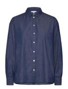 Rwlaila Denim Ls Regular Shirt Rosemunde Navy