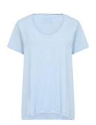 Crsina T-Shirt Cream Blue