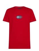 Flag Box Tee Tommy Hilfiger Red