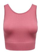 Onpjaia Life Un Sl Seam Short Top Noos Only Play Red