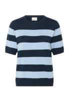 Kalizza Striped Knit Kaffe Blue