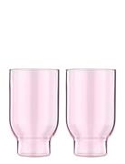 Water Glass, Tall Studio About Pink