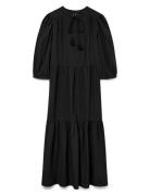 Vmpretty 3/4 Long Dress Wvn Ga Vero Moda Black