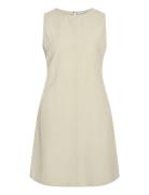 Viprisilla O-Neck S/L Short Dress Vila Cream