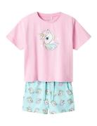 Nmfzosanna Nreg Shorts Set Name It Pink
