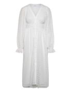 Broderie Anglaise Midi Dress Bubbleroom White
