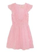 Dress Lurex Stripe Creamie Pink