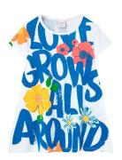 Knit Stretch Dress Boboli White