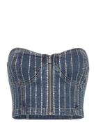 Academia Bustier Petra Diamante Mid Vintage Indigo ABRAND Blue