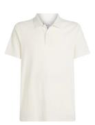Towelling Polo Calvin Klein White