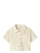 Nmffeel Ss Short Shirt Name It Beige