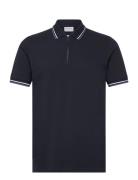 Polo Pique W. Zip Lindbergh Navy