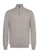 Half Zip Knit French Connection Grey