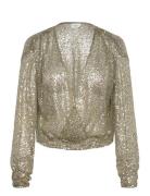 Dante6-Crazyabout Sequins Cardigan Dante6 Gold