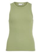 Visola S/L Tank Top - Noos Vila Green