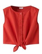 Nmffalinnen Sl Top Name It Red