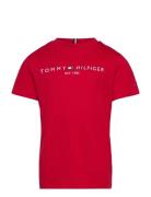 U Corp Logo Ess Tee Ss Tommy Hilfiger Red
