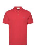Reg Shield Ss Pique Polo GANT Red
