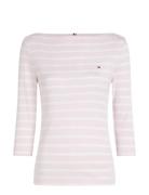 New Cody Slim Boat-Nk 3/4Slv Tommy Hilfiger Pink