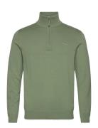 Classic Cotton Half Zip GANT Khaki