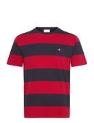 Bar Stripe Ss T-Shirt GANT Red