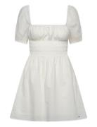 Tjw Cotton Voile Mini Dress Ext Tommy Jeans White