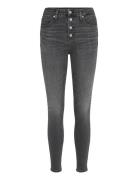 High Rise Super Skinny Ankle Calvin Klein Jeans Black