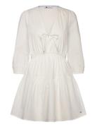Tjw Poplin Tiered Mini Dress Ext Tommy Jeans Cream