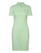 1985 Slim Pique Polo Dress Ss Tommy Hilfiger Green