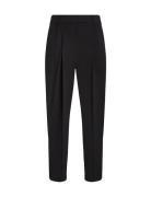 Lw Bi-Stretch Tapered Pants Tommy Hilfiger Black