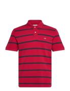 Striped Polo GANT Red