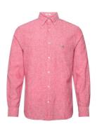 Reg Cotton Linen Shirt GANT Red