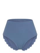 Scallop High Waist Rio Bikini Bottom Hunkemöller Blue