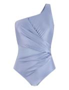 Shaping Shell Mesh Swimsuit Hunkemöller Blue