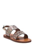 Sandals With Glitter Strap Mango Patterned