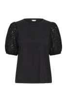 Bysummer Puff Sleeve Tee - B.young Black