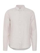 Cfanton Bd Ls Linen Shirt Casual Friday Beige