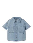 Nmmhalf Dnm Boxy 1/2 Shirt 6999-Iy F Name It Blue