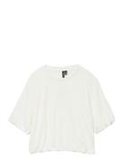 Vmaya Penny Ss Cropped Top Box Jrs Vero Moda White