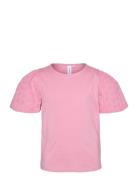 Vmpanna Puff Ss Top Jrs Girl Vero Moda Girl Pink