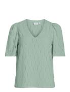 Vimarcella V-Neck 2/4 Top/R Vila Green