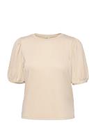 Objjamie S/S Top Noos Object Beige
