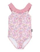 Swimsuit Uv Aop Mikk-line Pink